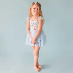 Posh Peanut Tulle Smocked Dress Cheap