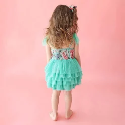 Posh Peanut Tulle Smocked Dress Hot