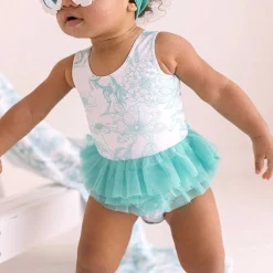 Posh Peanut Tulle Swimsuit New