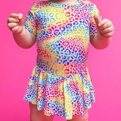 Posh Peanut Twirl Skirt Bodysuit Dress Clearance