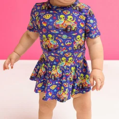 Posh Peanut Twirl Skirt Bodysuit Dress Clearance