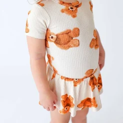 Posh Peanut Twirl Skirt Bodysuit Dress Online