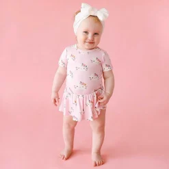 Posh Peanut Twirl Skirt Bodysuit Dress Cheap