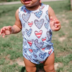 Posh Peanut Varsity Romper Store