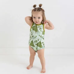 Posh Peanut Varsity Romper Hot