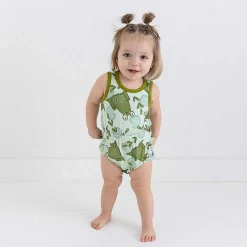 Posh Peanut Varsity Romper Hot