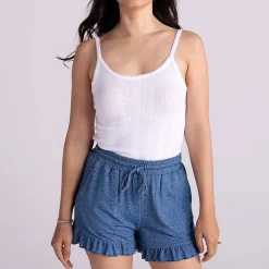 Posh Peanut Women'S French Terry Ruffled Shorts Store
