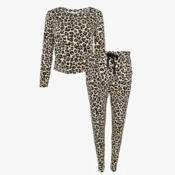 Posh Peanut Women'S Long Sleeve Scoop Loungewear New