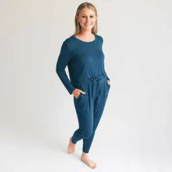 Posh Peanut Women'S Long Sleeve Scoop Loungewear Clearance