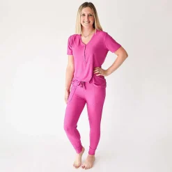 Posh Peanut Women'S Short Sleeve Loungewear Best Sale