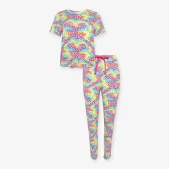 Posh Peanut Women'S Short Sleeve Scoop Loungewear Fashion