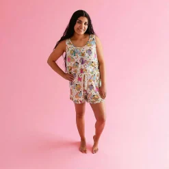 Posh Peanut Women'S Tank Ruffled Short Set Online
