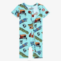 Posh Peanut Zippered Romper Discount