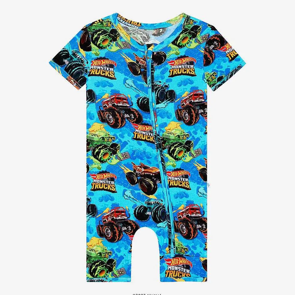 Posh Peanut Zippered Romper New