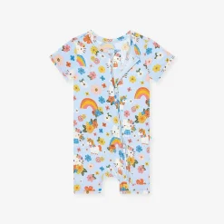 Posh Peanut Zippered Romper Shop