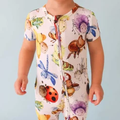Posh Peanut Zippered Romper Shop