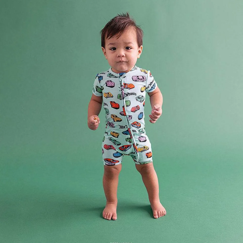 Posh Peanut Zippered Romper Online