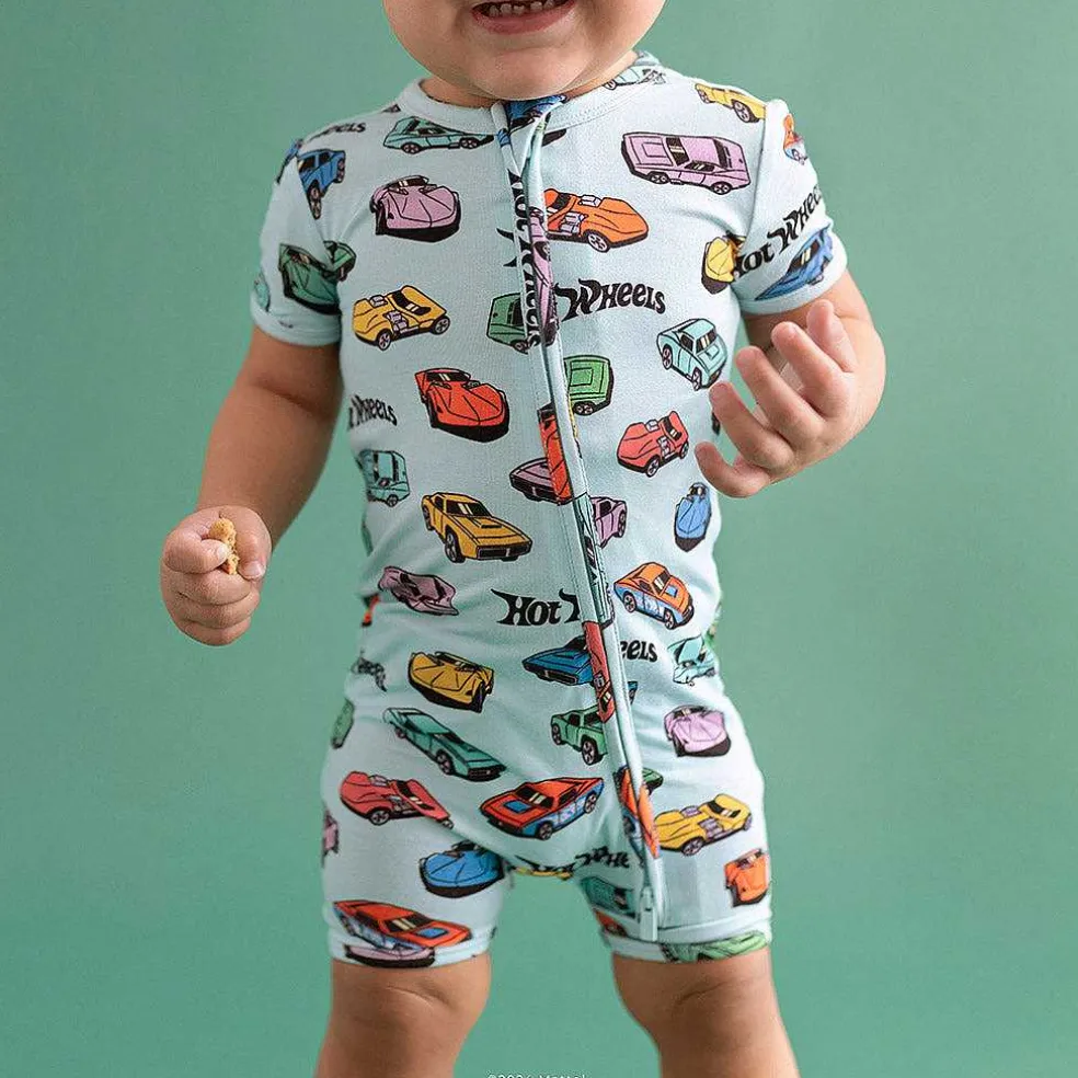 Posh Peanut Zippered Romper Online